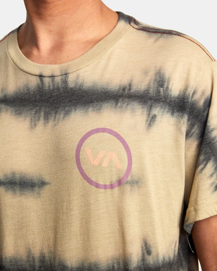 VA Mod Tie-Dye Tee - Black/Tan Tie Dye