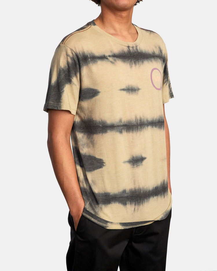 VA Mod Tie-Dye Tee - Black/Tan Tie Dye