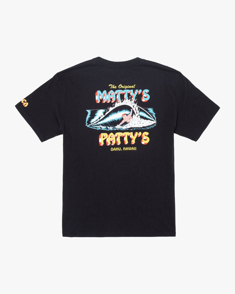 Mattys Pattys North Shore Short Sleeve Tee - Black