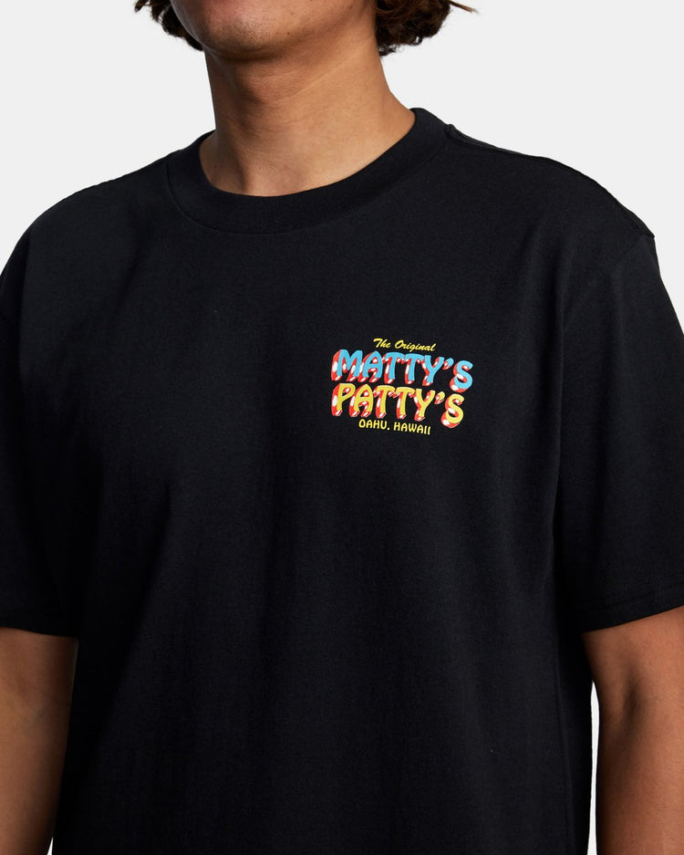 Mattys Pattys North Shore Short Sleeve Tee - Black