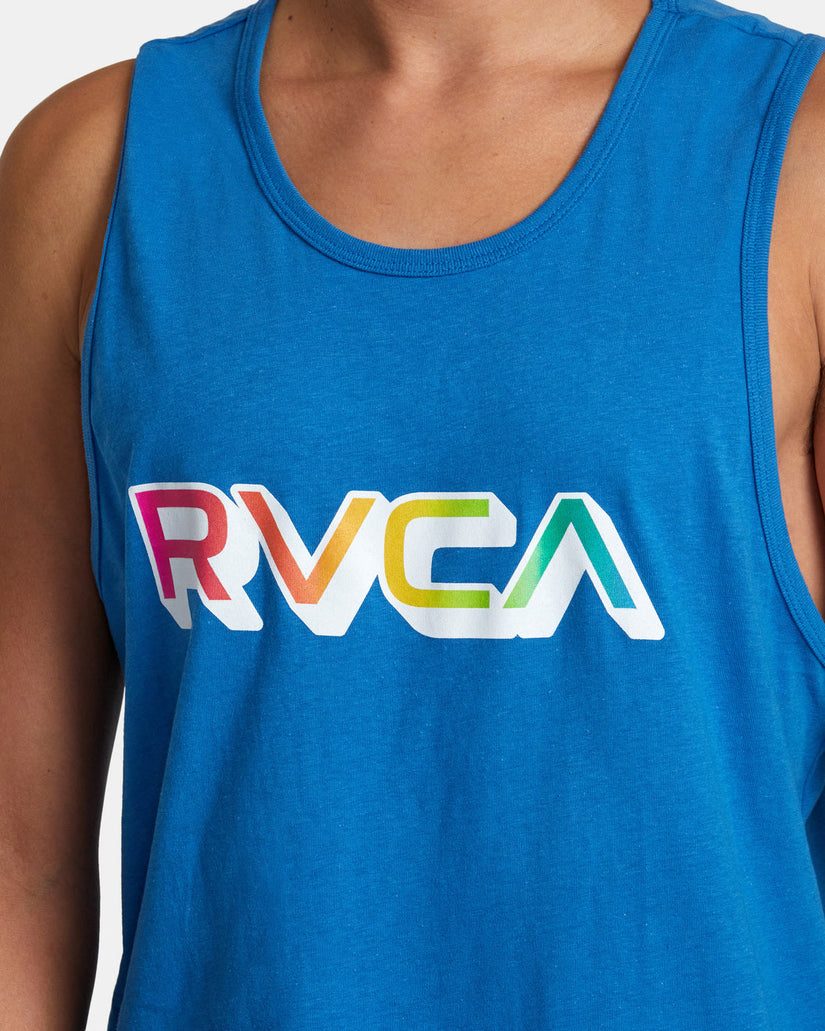 Big Gradient Tank Top - French Blue