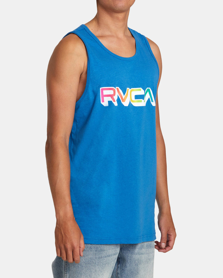 Big Gradient Tank Top - French Blue