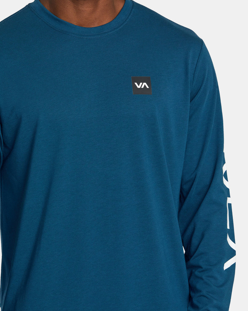 RVCA 2X Long Sleeve Tee - Marine