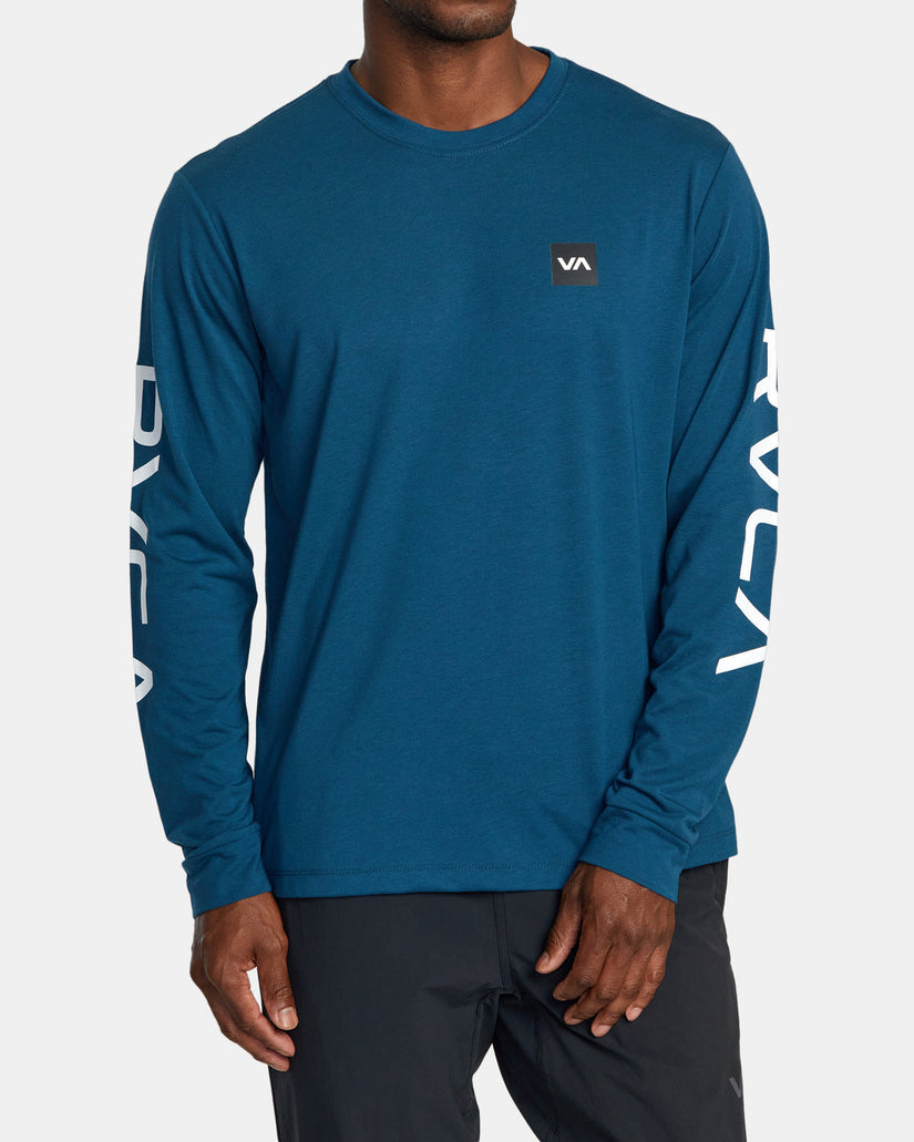 RVCA 2X Long Sleeve Tee - Marine