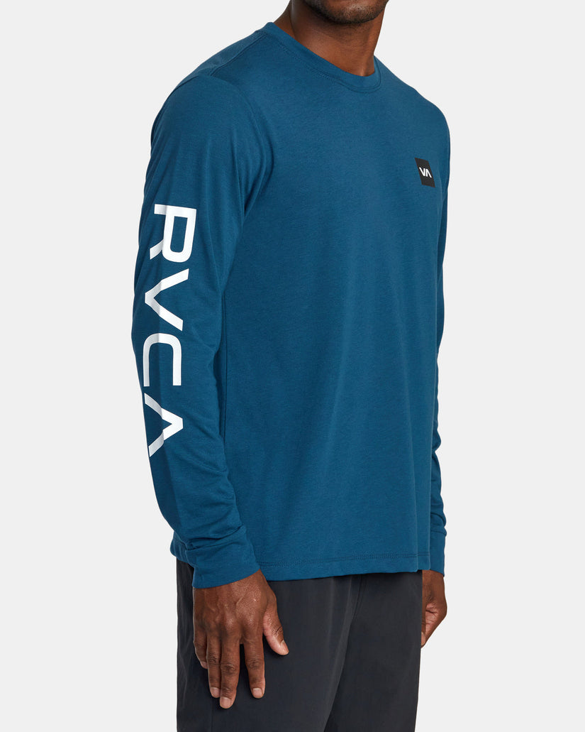 RVCA 2X Long Sleeve Tee - Marine