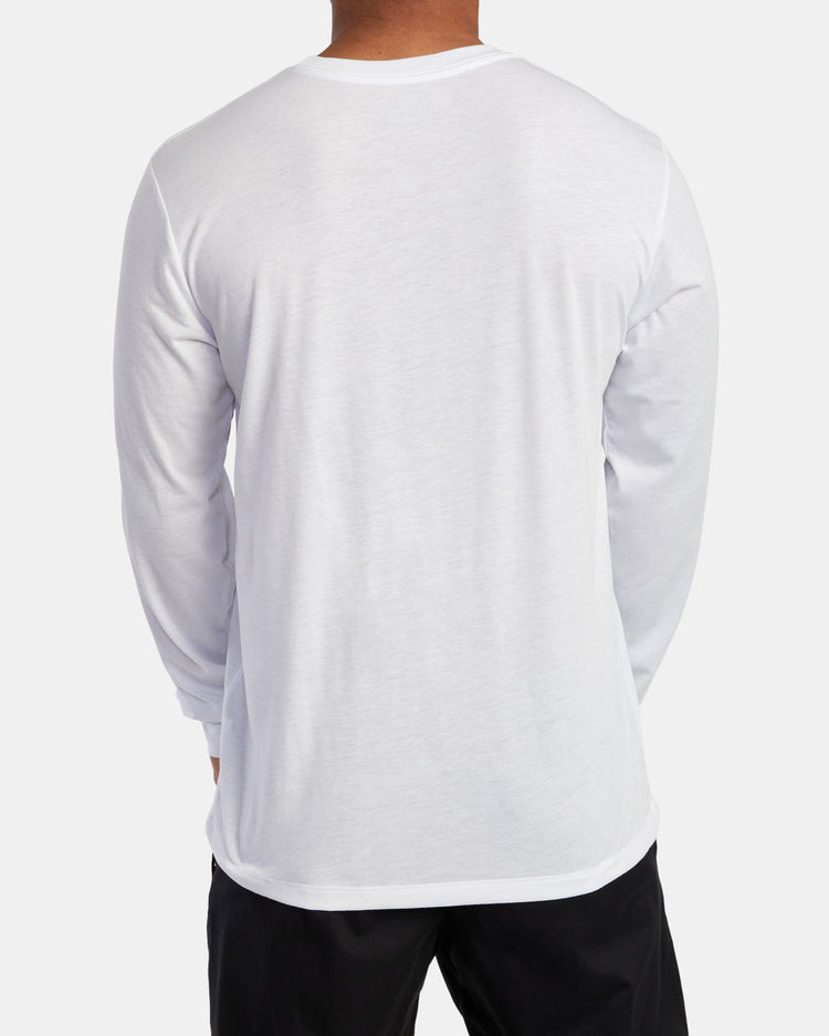 RVCA 2X Long Sleeve Tee - White