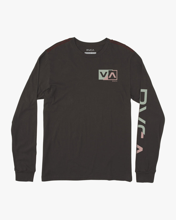 Shifted Long Sleeve Tee - Pirate Black