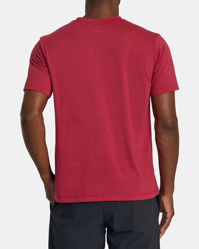 RVCA 2X Tee - Deep Magenta