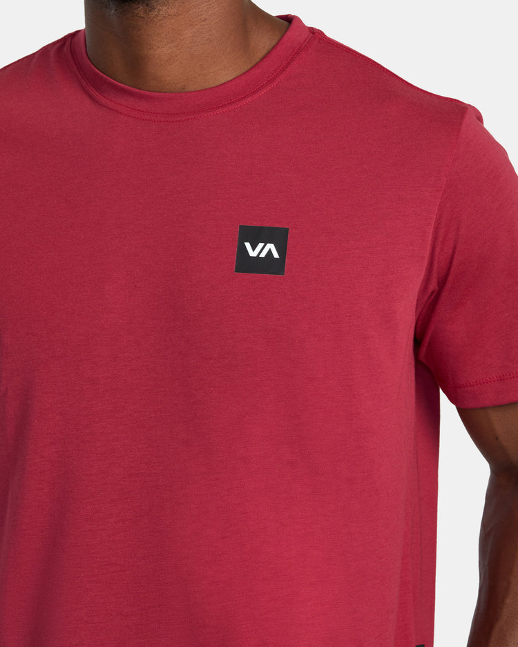 RVCA 2X Tee - Deep Magenta