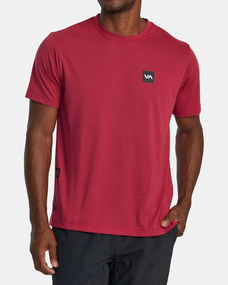 RVCA 2X Tee - Deep Magenta