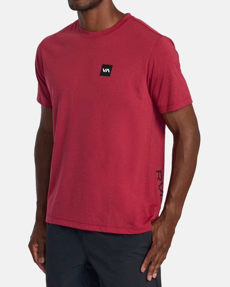 RVCA 2X Tee - Deep Magenta