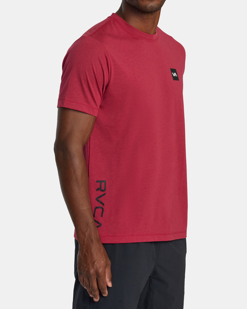 RVCA 2X Tee - Deep Magenta