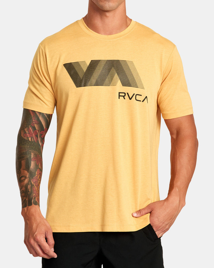 VA RVCA Blur Tee - Gold