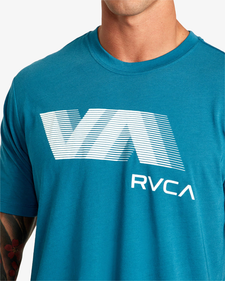 VA RVCA Blur Tee - Teal