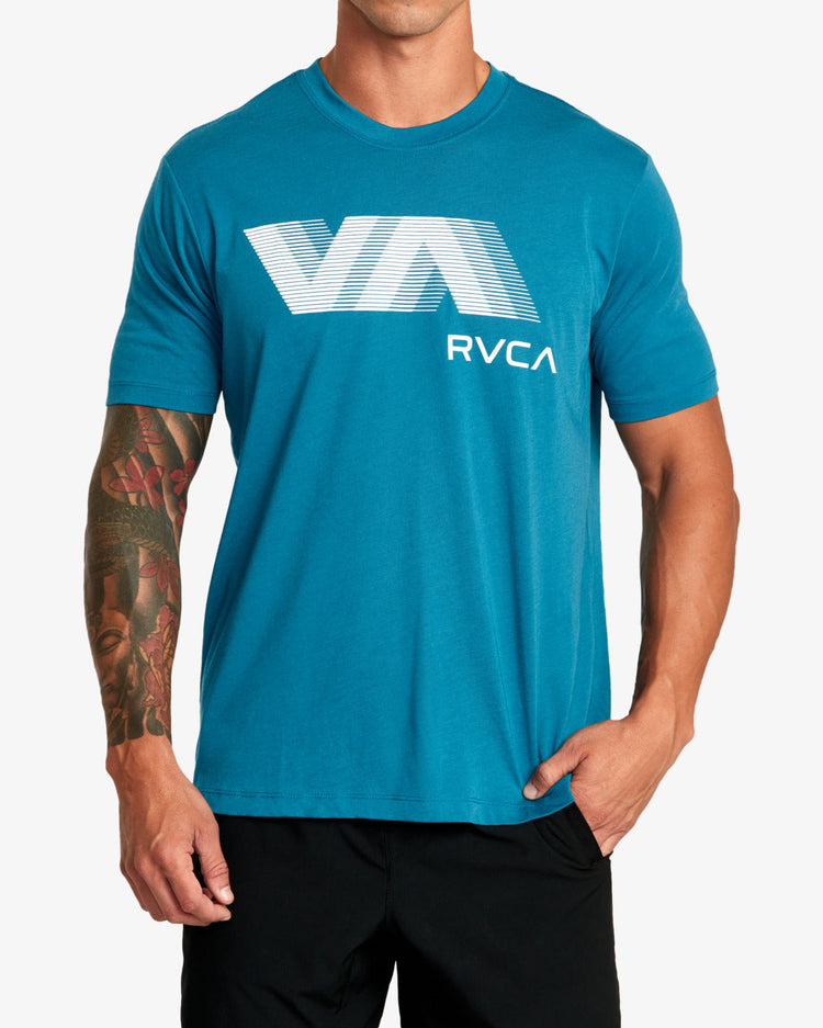 VA RVCA Blur Tee - Teal