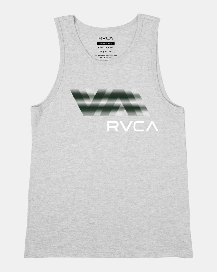 VA RVCA Blur Tank Top - Athletic Heather