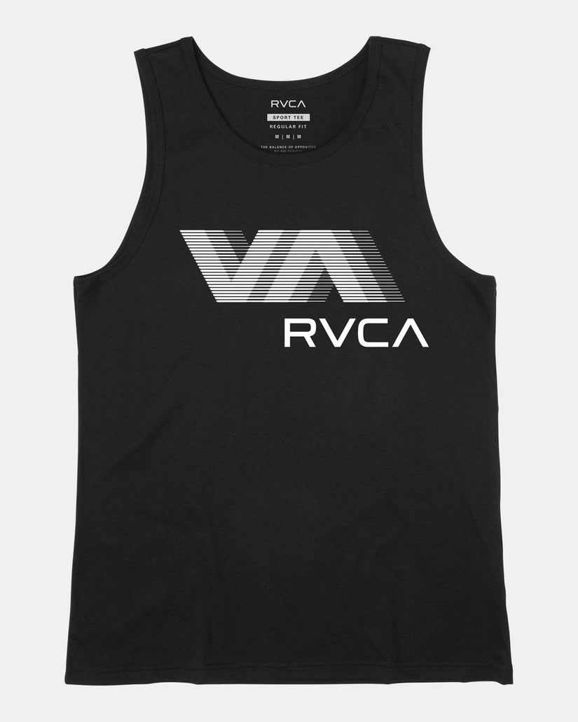 VA RVCA Blur Tank Top - Black