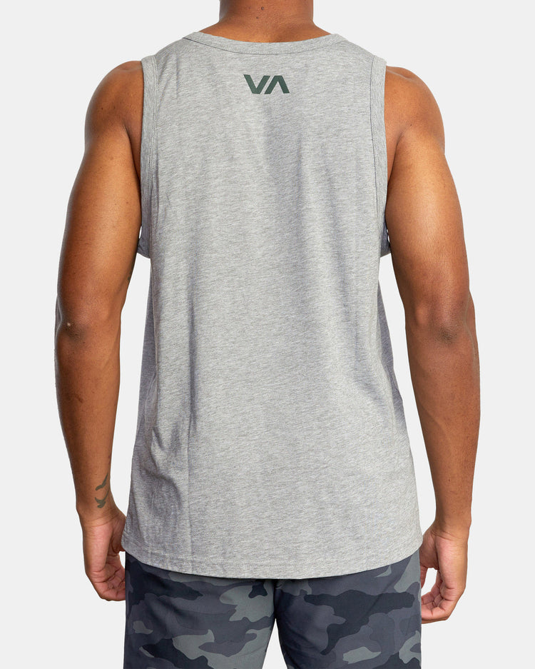 VA RVCA Blur Tank Top - Athletic Heather