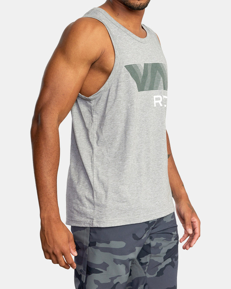 VA RVCA Blur Tank Top - Athletic Heather