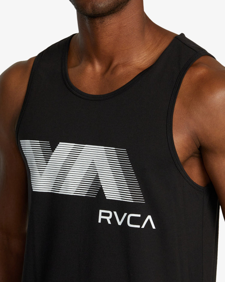 VA RVCA Blur Tank Top - Black