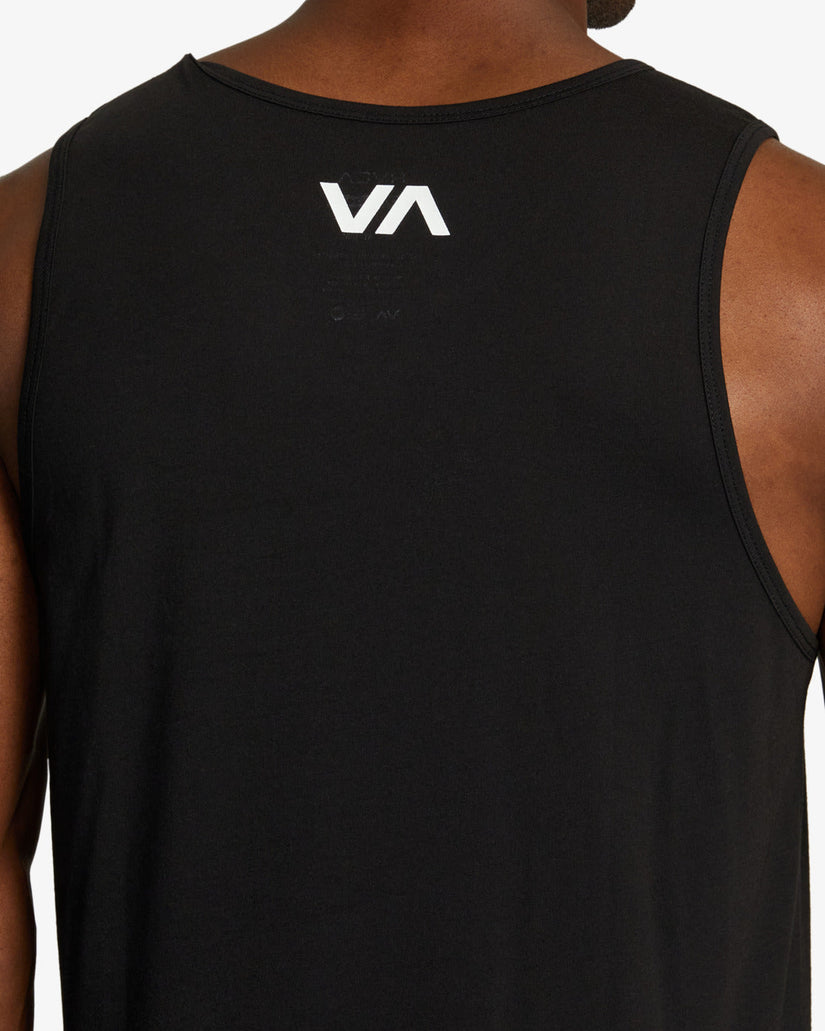 VA RVCA Blur Tank Top - Black