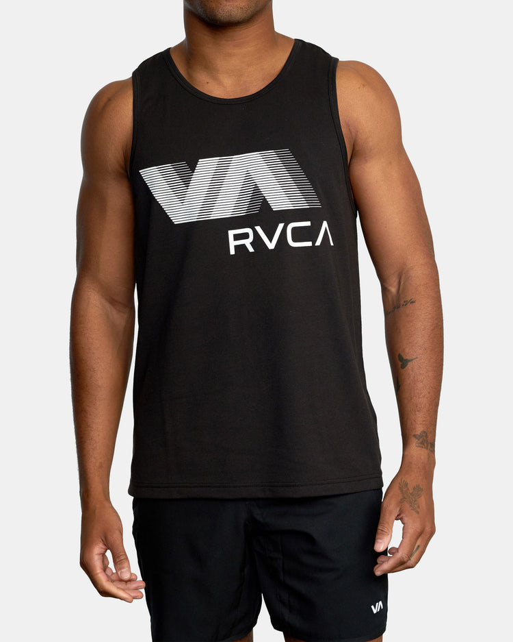 VA RVCA Blur Tank Top - Black