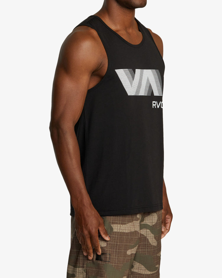 VA RVCA Blur Tank Top - Black