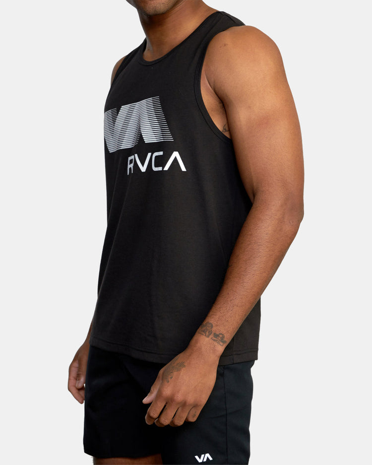 VA RVCA Blur Tank Top - Black