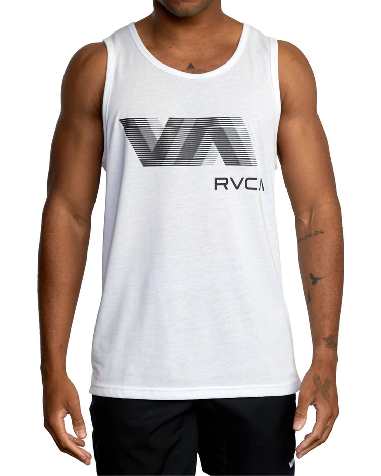 VA RVCA Blur Tank Top - White