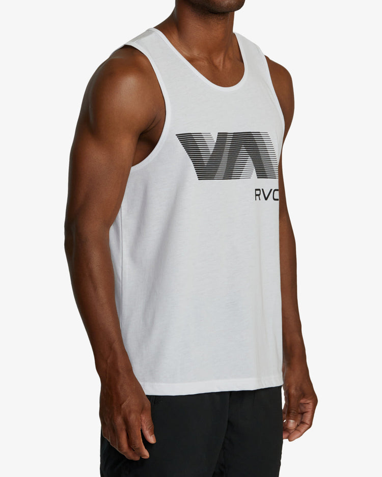 VA RVCA Blur Tank Top - White