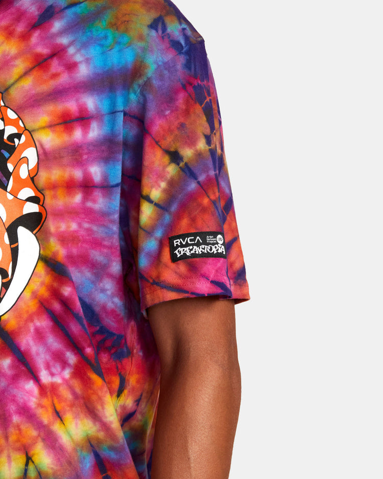 Freaktopia Mushroom Tee - Tie Dye