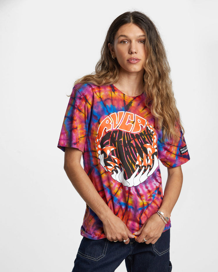 Freaktopia Mushroom Tee - Tie Dye