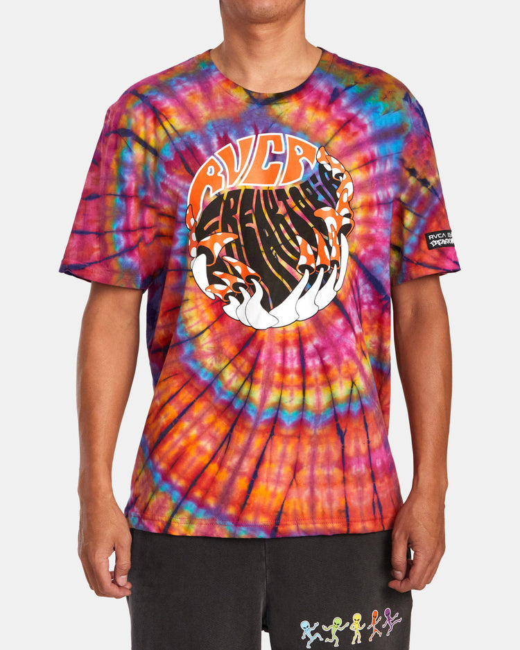 Freaktopia Mushroom Tee - Tie Dye