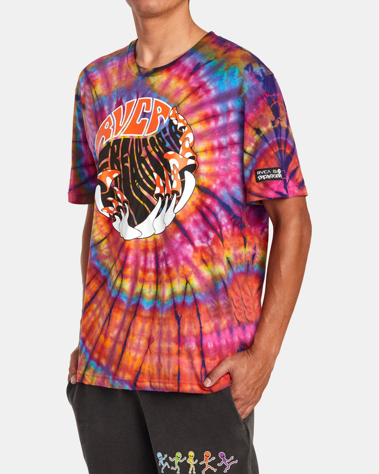 Freaktopia Mushroom Tee - Tie Dye