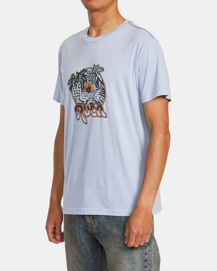 Tropical Rig T-Shirt - Deja Blue