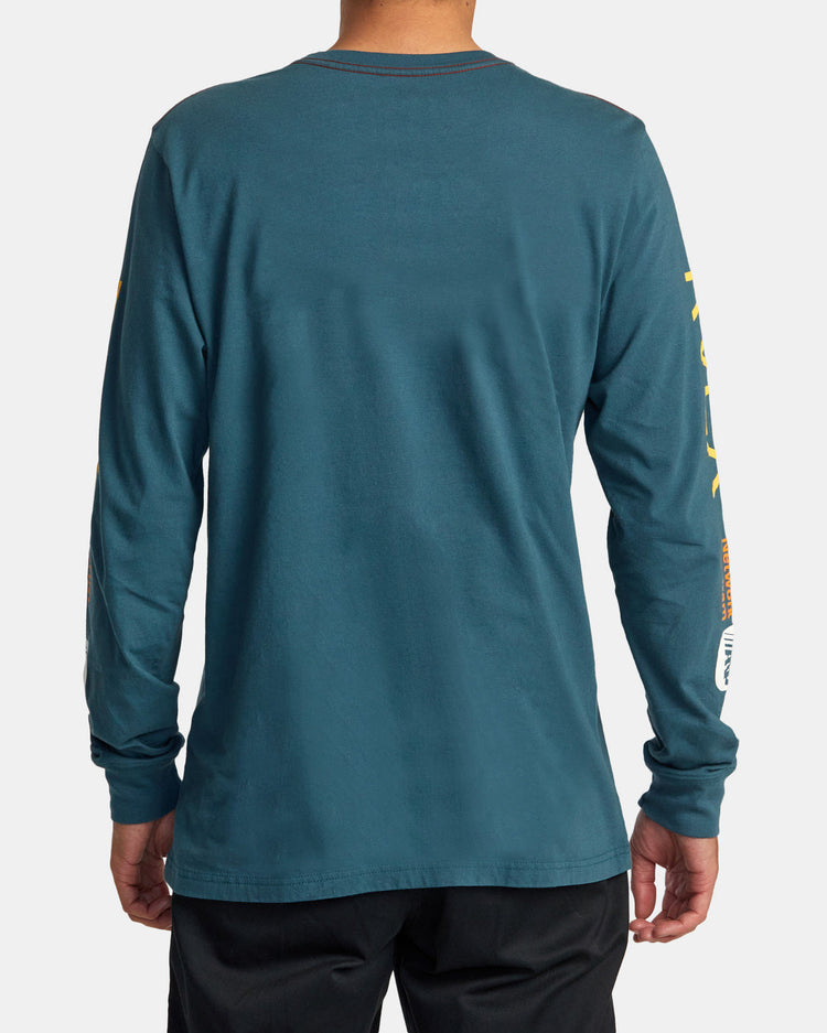 ANP Long Sleeve T-Shirt - Duck Blue/Yellow