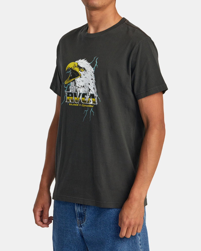 Screamin RVCA Tee - Pirate Black