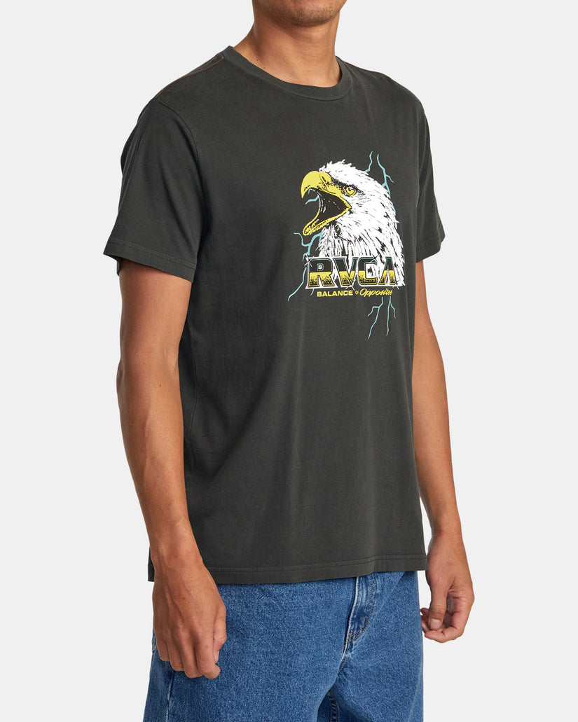 Screamin RVCA Tee - Pirate Black