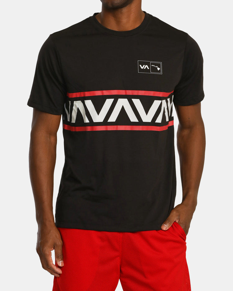 VA Banded Hawaii Tee - Black