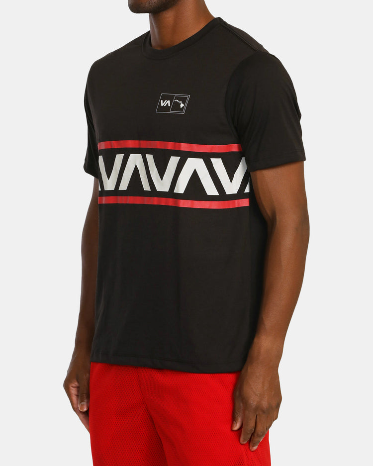 VA Banded Hawaii Tee - Black