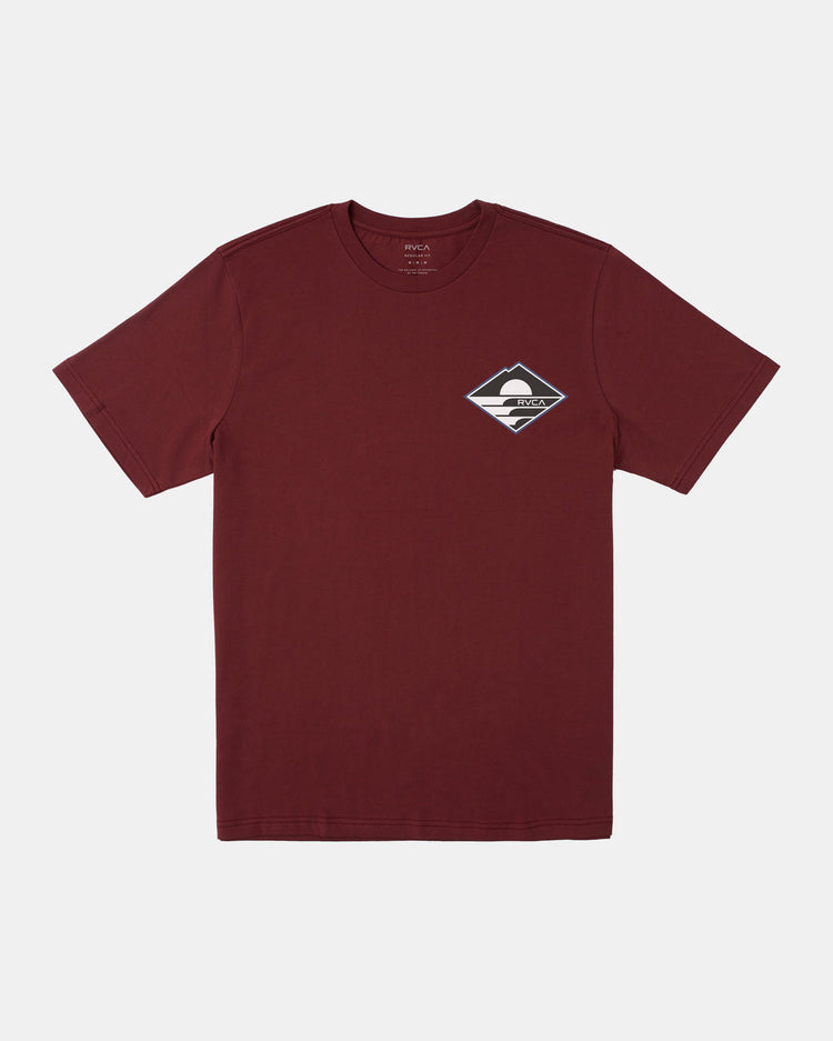 Sunswell Tee - Oxblood Red