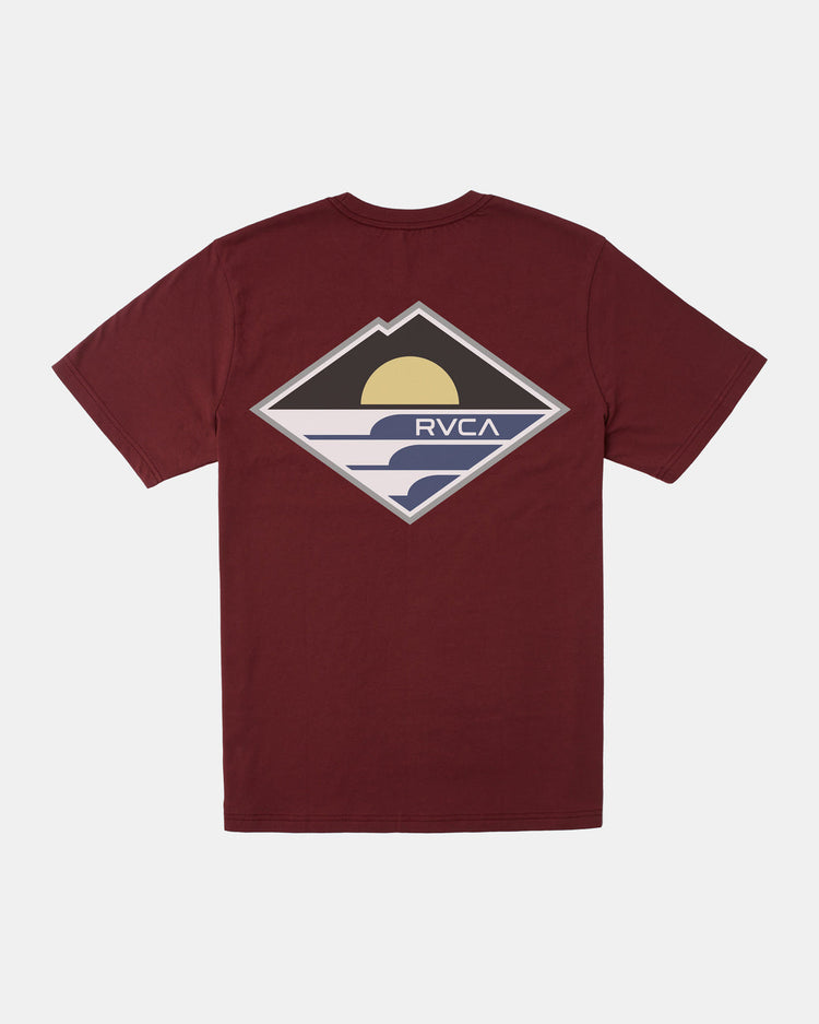 Sunswell Tee - Oxblood Red