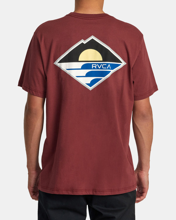 Sunswell Tee - Oxblood Red