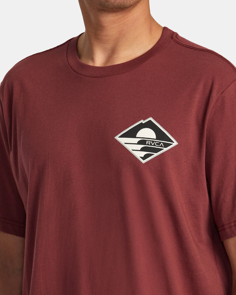 Sunswell Tee - Oxblood Red