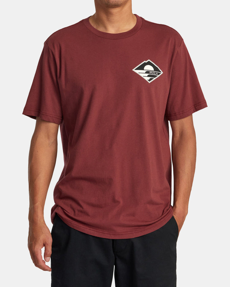 Sunswell Tee - Oxblood Red