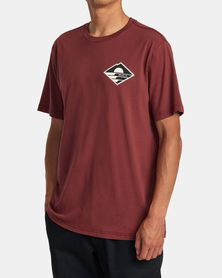 Sunswell Tee - Oxblood Red