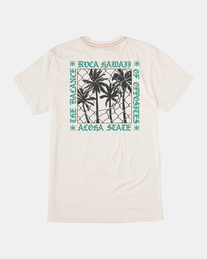 Aloha Fence T-Shirt - Antique White