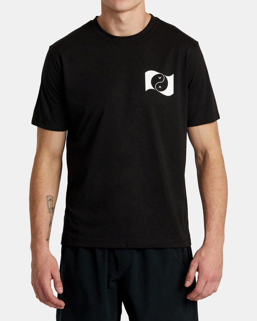 Balance Banner Short Sleeve T-Shirt - Black