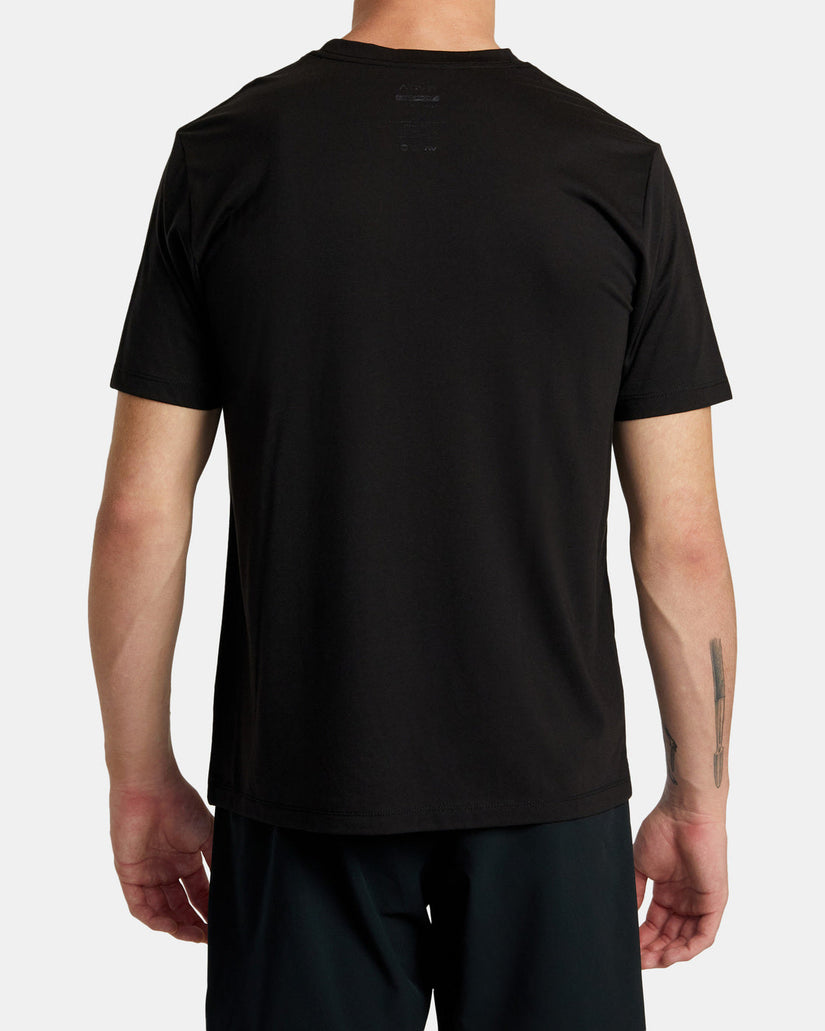Big Section Short Sleeve T-Shirt - Black
