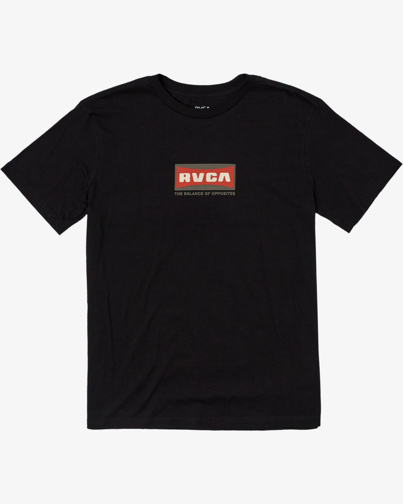 Wide Angle Short Sleeve T-Shirt - Black